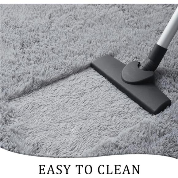 Soft Runner Rugs for Bedroom Living Room Plush Fluffy Rug 2x6 Feet, Shag Furry - Picture 4 of 7